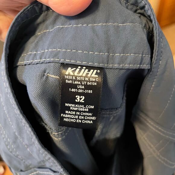 Kuhl Men's Renegade Shorts Size 32 Blue Gorpcore Hiking - Picture 4 of 5